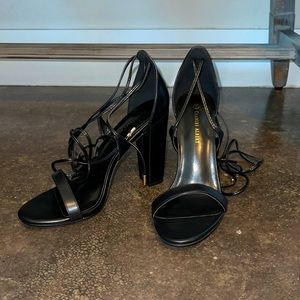 Size 9 lace up heels! Perfect condition and never worn!